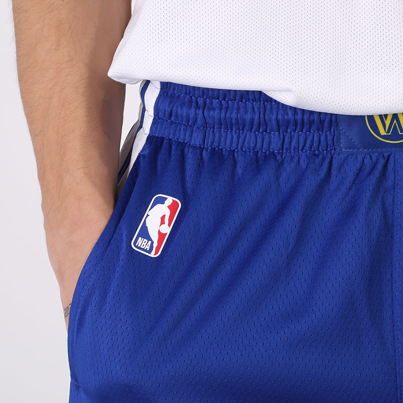 мужские синие шорты  Nike Golden State Warriors Icon Edition NBA Shorts AV4972-495 - цена, описание, фото 2